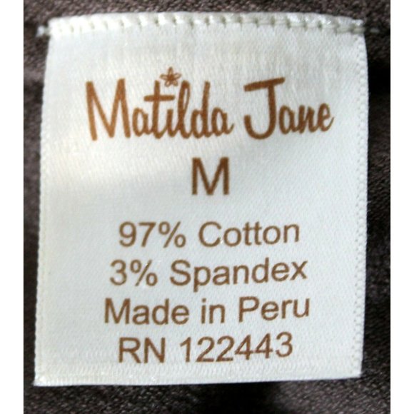 Matilda Jane Hooded Cardigan Woman M Beige Brown L - Picture 10 of 11